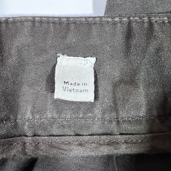 Vince Brown Cotton Twill Straight Chino Pants Trousers Women's Size 6 - Picture 10 of 11